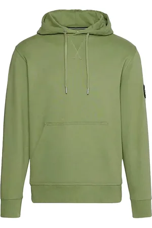Calvin Klein Heren, Sweatshirts & Hoodies, Groen, Maat: M Katoen