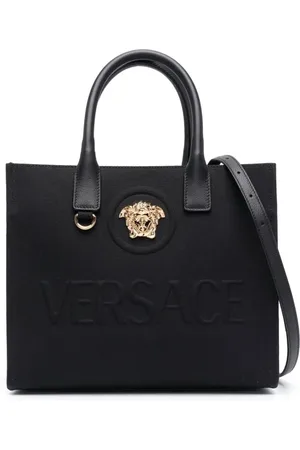 VERSACE Dames, Tassen, Zwart, Maat: ONE Size Leer