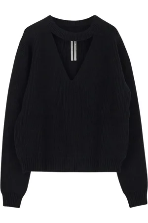 Rick Owens Dames, Truien, Zwart, Maat: M Wol