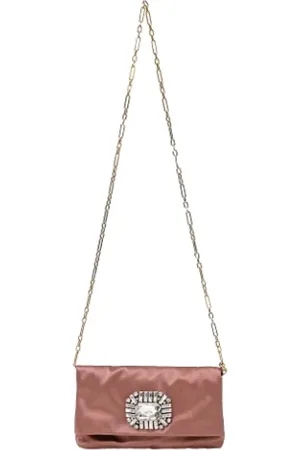 Jimmy Choo Dames, Pre-owned, Roze, Maat: ONE Size Satijn