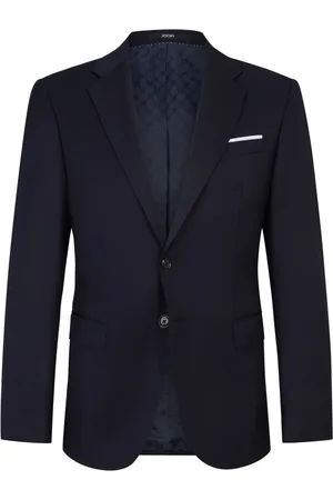 JOOP! Heren, Pakken, Blauw, Maat: 3XL Wol