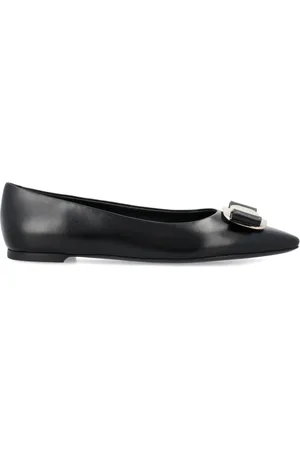 Salvatore Ferragamo Dames, Schoenen, Zwart, Maat: 37 1/2 EU