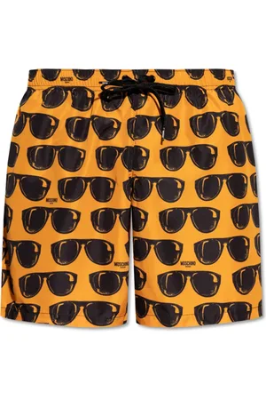 Moschino Heren, Badkleding, Oranje, Maat: XS Poliester