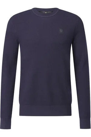 Belstaff Heren, Sweatshirts & Hoodies, Blauw, Maat: L Katoen