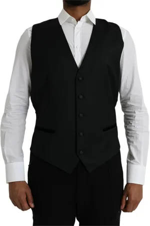 Dolce & Gabbana Heren, Pakken, Zwart, Maat: 2XL Zijde