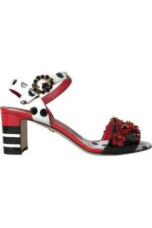 Dolce & Gabbana Dames, Schoenen, Veelkleurig, Maat: 37 1/2 EU Leer