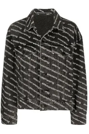 Alexander Wang Dames, Jassen, Zwart, Maat: M Denim