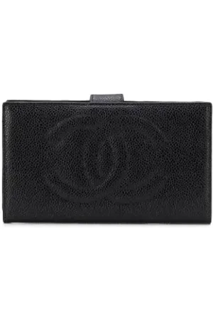 CHANEL Dames, Pre-owned, Zwart, Maat: ONE Size Leer