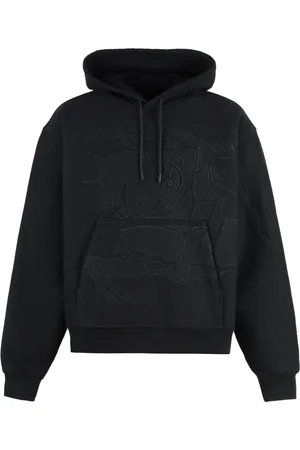Burberry Heren, Sweatshirts & Hoodies, Zwart, Maat: XL Katoen