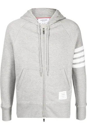 Thom Browne Heren, Sweatshirts & Hoodies, Grijs, Maat: M Katoen