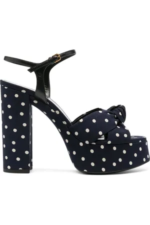 Saint Laurent Dames, Schoenen, Blauw, Maat: 39 EU Katoen