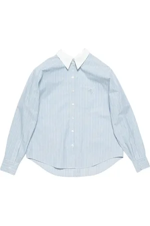 Acne Studios Dames, Blouses & Shirts, Blauw, Maat: M Katoen