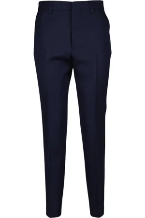 Ami Dames, Broeken, Blauw, Maat: XS Katoen