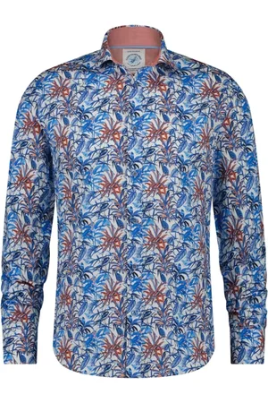 A fish named fred Heren, Overhemden, Veelkleurig, Maat: 2XL Katoen