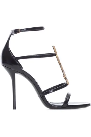 Saint Laurent Dames, Schoenen, Zwart, Maat: 39 1/2 EU Leer