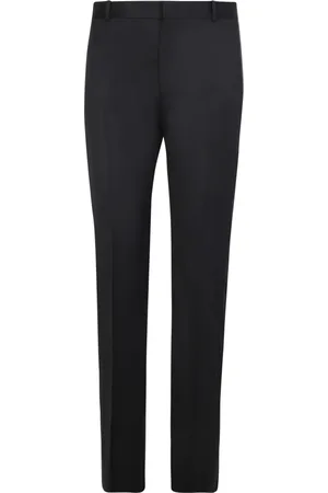 Alexander McQueen Heren, Broeken, Zwart, Maat: M Wol