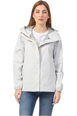 K-Way Dames, Jassen, Wit, Maat: M Nylon