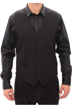 Dolce & Gabbana Heren, Pakken, Zwart, Maat: M Wol