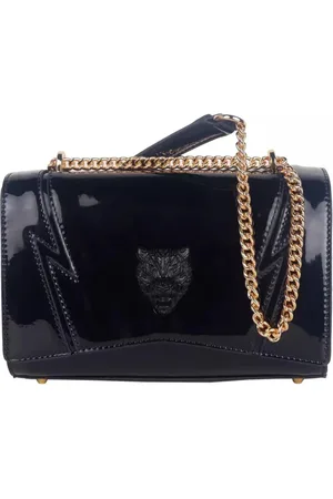 Philipp Plein Dames, Tassen, Zwart, Maat: ONE Size Zijde