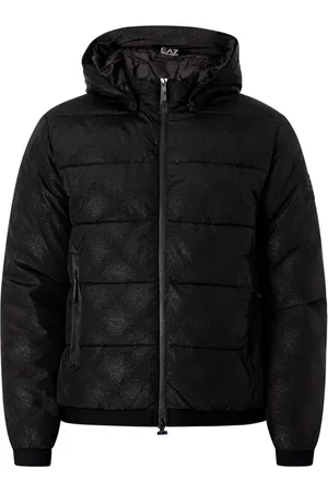 EA7 Heren, Jassen, Zwart, Maat: 2XL Nylon