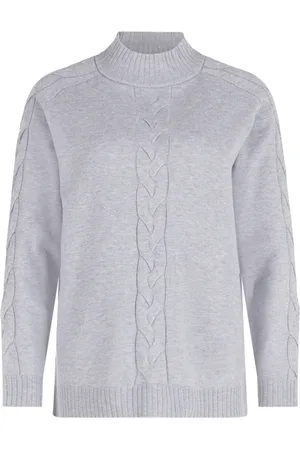 Betty Barclay Dames, Truien, Grijs, Maat: 2XL