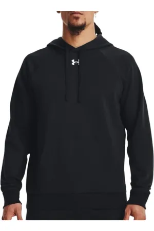 Under Armour Heren, Sweatshirts & Hoodies, Zwart, Maat: S Katoen
