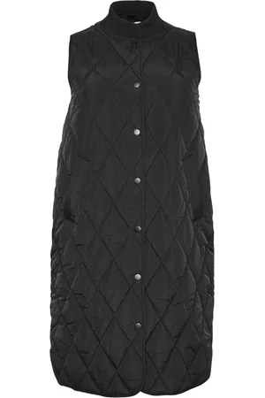 Kaffe Dames, Jassen, Zwart, Maat: 6XL Polyamide