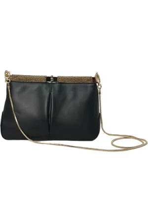 Borbonese Dames, Tassen, Zwart, Maat: ONE Size Leer