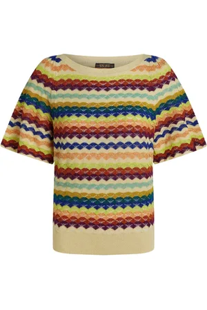 King Louie Dames, Tops, Veelkleurig, Maat: XL Katoen
