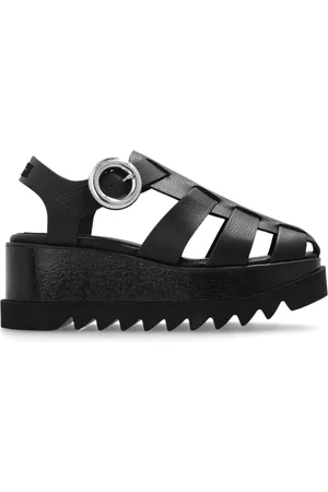 Stella McCartney Dames, Schoenen, Zwart, Maat: 39 1/2 EU Leer