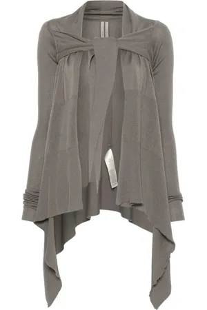 Rick Owens Dames, Truien, Grijs, Maat: L Wol