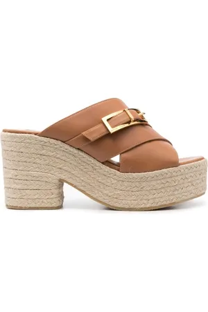 Sergio Rossi Dames, Schoenen, Bruin, Maat: 35 EU Leer