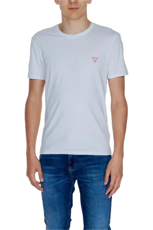 Guess Heren, Tops, Wit, Maat: L Katoen