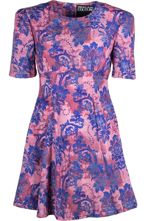 VERSACE Dames, Jurken, Veelkleurig, Maat: XS Poliester