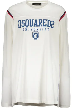 Dsquared2 Dames, Tops, Wit, Maat: S Katoen