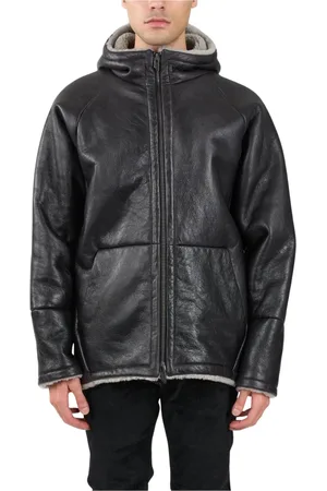 SALVATORE SANTORO Heren, Jassen, Zwart, Maat: XL Leer