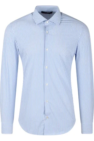 Brian Dales Heren, Overhemden, Blauw, Maat: S Nylon