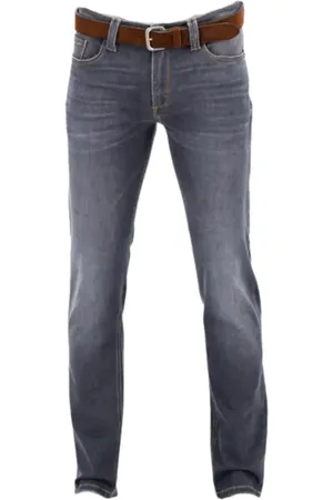Alberto Heren, Jeans, Grijs, Maat: W35 L34