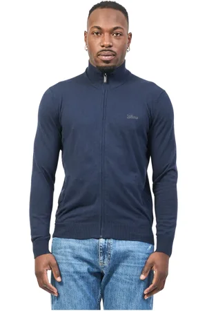Guess Heren, Truien, Blauw, Maat: L Viscose
