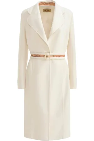 ALVIERO MARTINI 1A CLASSE Dames, Mantels, Wit, Maat: L Viscose