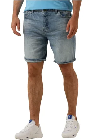 Pure Path Heren, Korte broeken, Blauw, Maat: W30 Denim