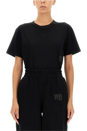Alexander Wang Dames, Tops, Zwart, Maat: S Katoen