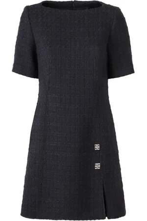 Givenchy Dames, Jurken, Blauw, Maat: XS Tweed