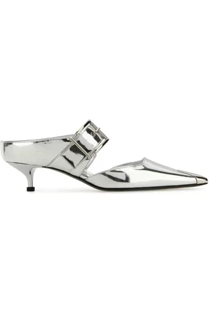 Alexander McQueen Dames, Schoenen, Grijs, Maat: 37 EU Leer