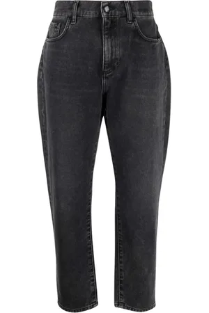 AMISH Dames, Jeans, Zwart, Maat: W29 Katoen