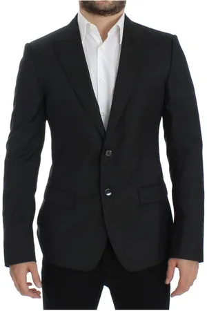 Dolce & Gabbana Heren, Pakken, Zwart, Maat: L Wol