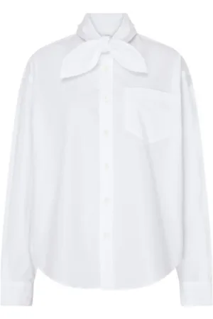 Ami Dames, Blouses & Shirts, Wit, Maat: S Katoen