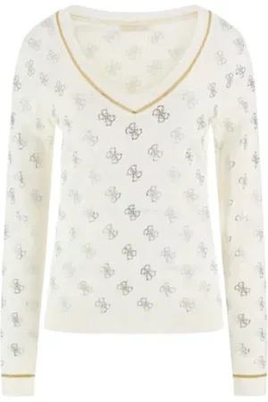 Guess Dames, Truien, Wit, Maat: S Jersey