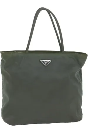 Prada Dames, Pre-owned, Groen, Maat: ONE Size Nylon