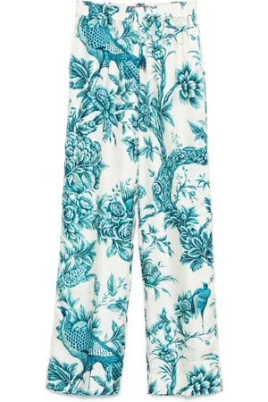 F.R.S For Restless Sleepers Dames, Broeken, Blauw, Maat: S Zijde
